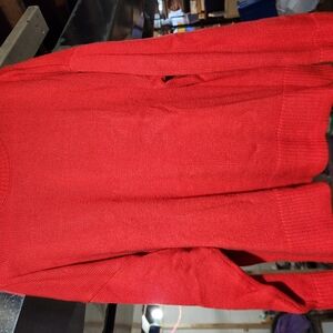 Womens red sweater size medium